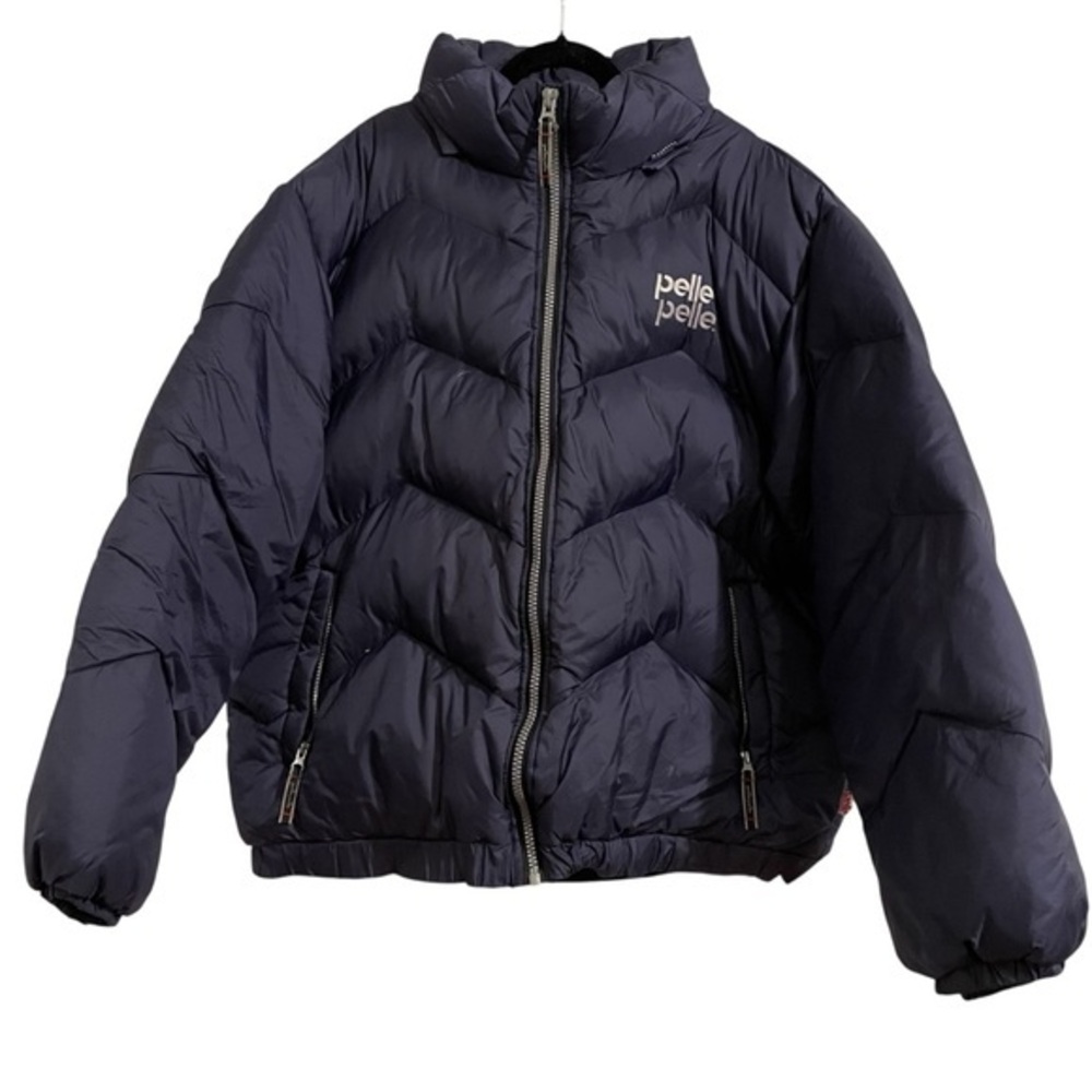 PELLE PELLE 90s Y2K Dark Blue Down Feather Filled Puffer Coat Men’s XXL